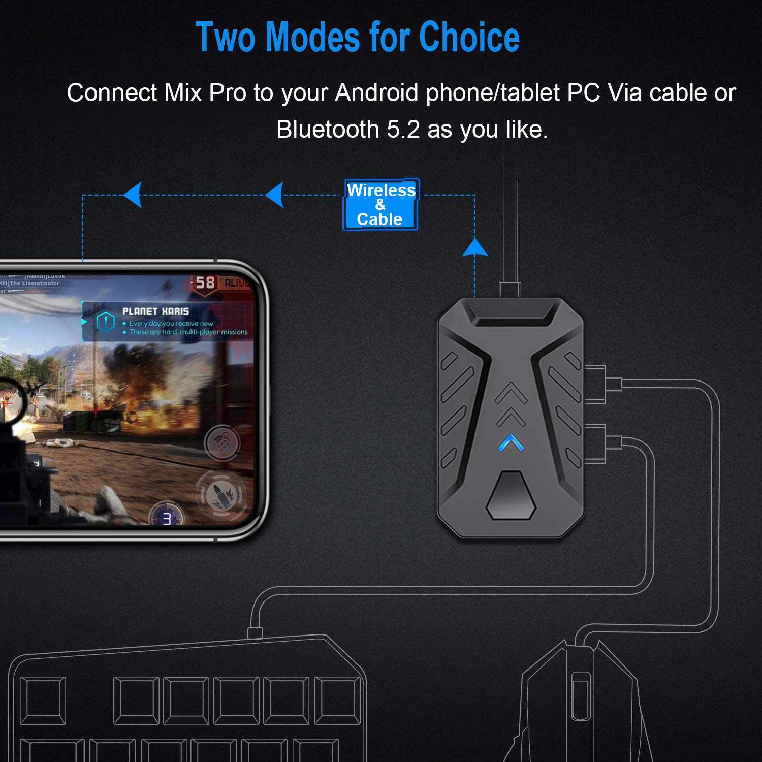 Mobile Games Converter Gaming  - Gaming Keyboard Hand review and price