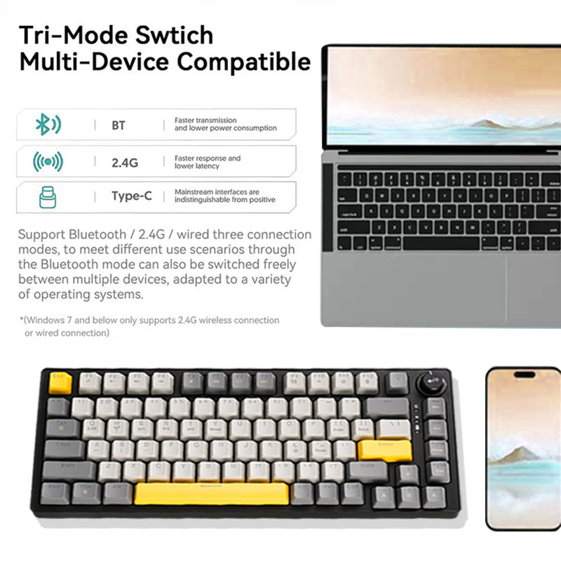 Gianteeth Shark Low Price Cust - Gaming Keyboard Mechanical Wireless review and price