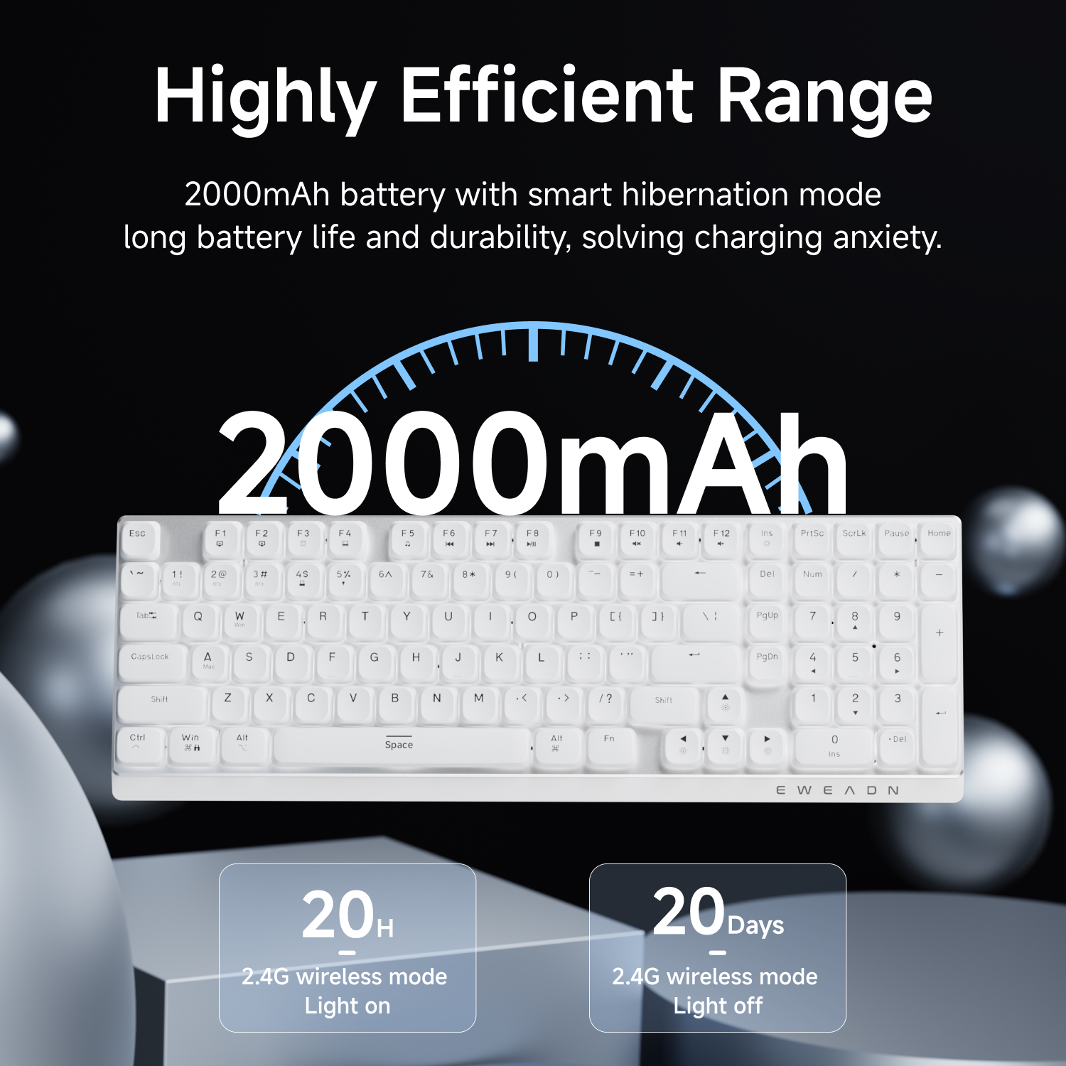 EWEADN Wireless Low-Profile Me - Gaming Keyboard Nearby review and price