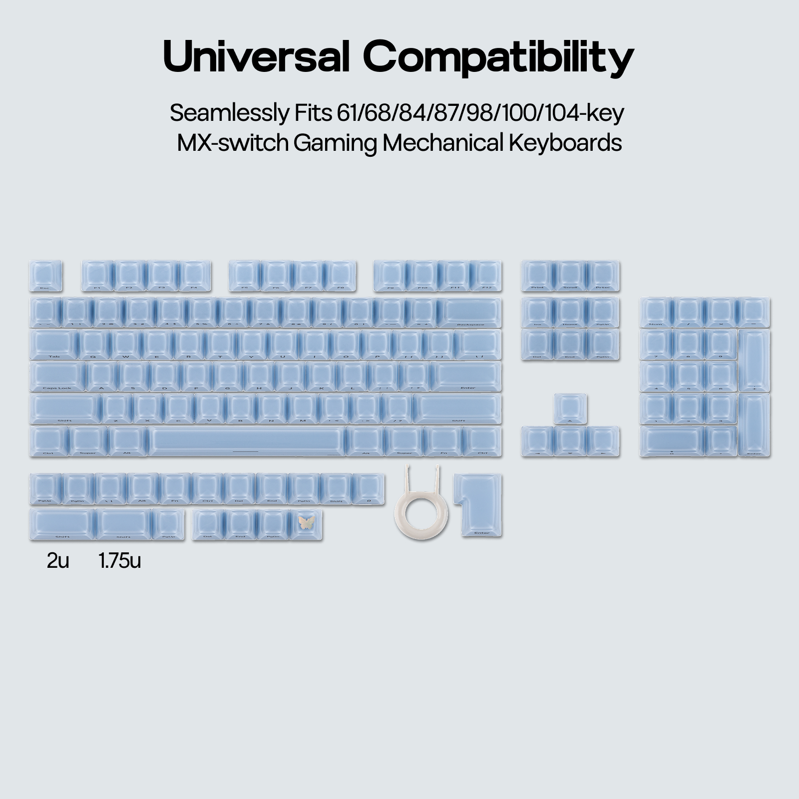 EPOMAKER Lusterfly Jelly Keyca - Gaming Keyboard Mechanical Wireless review and price