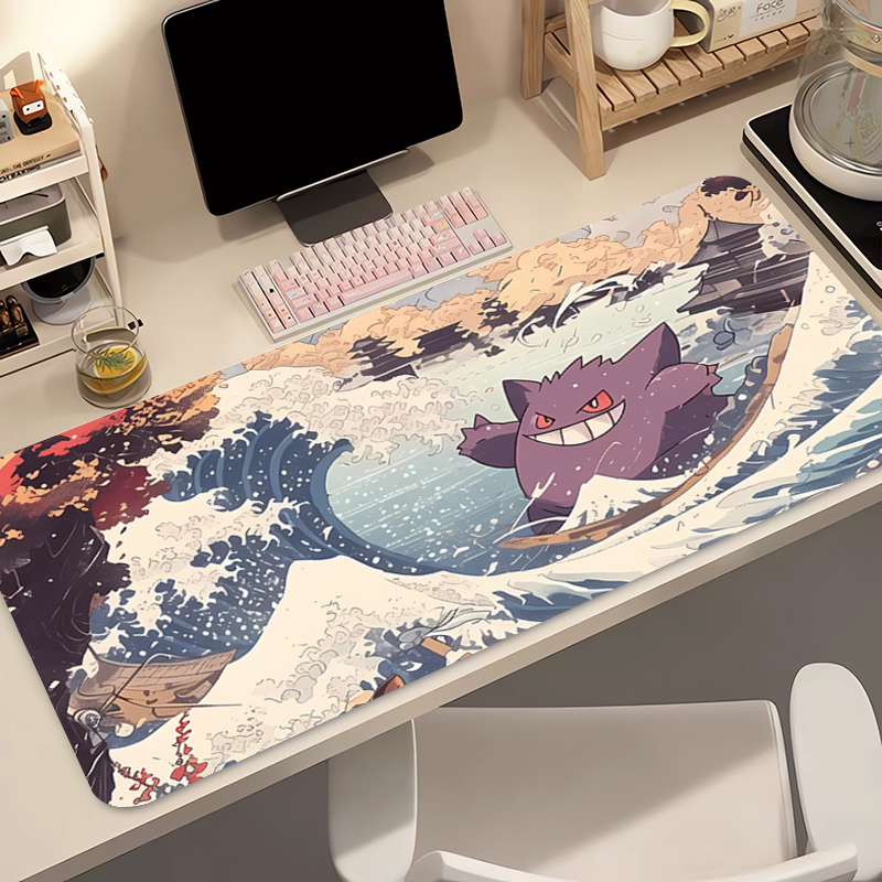 Anime Mouse Pad 90x40cm Pokemo - Gaming Keyboard Easy To Clean review and price