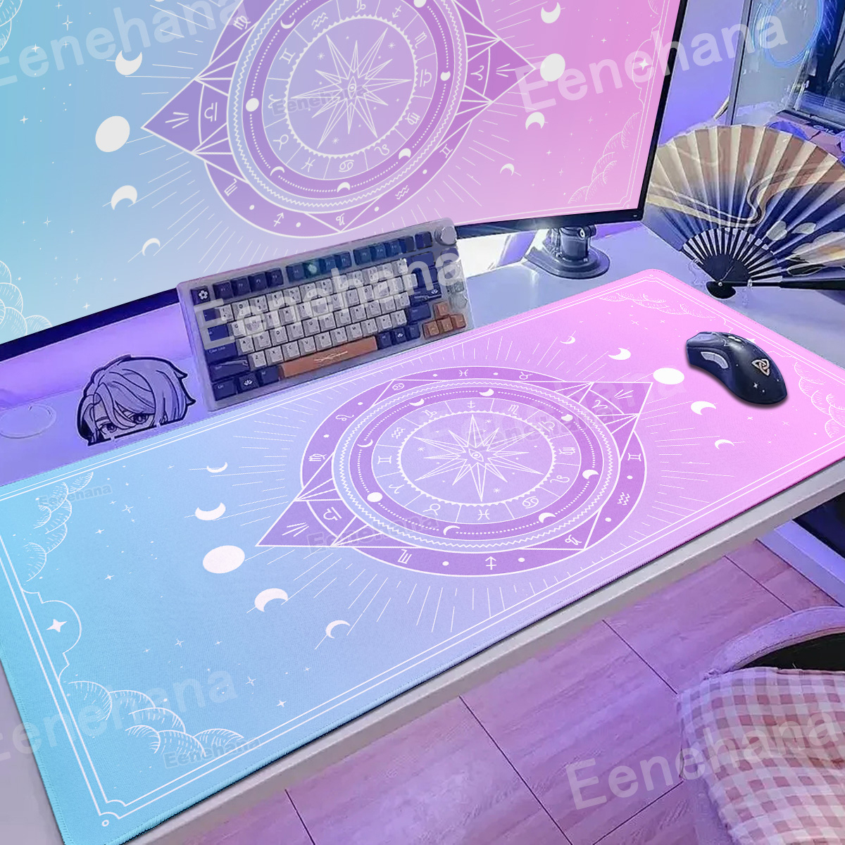 XXL Moon Card Mouse Pad Keyboa - Gaming Keyboard Brand review and price
