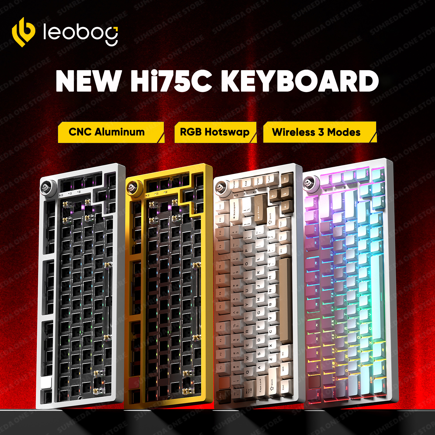 Leobog Hi75C Hi75 Hi75C Pro Al - Gaming Keyboard Bundle review and price