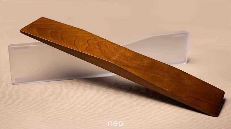 Neo Ergo Palm Rest CustomWoode - Gaming Keyboard Hand review and price