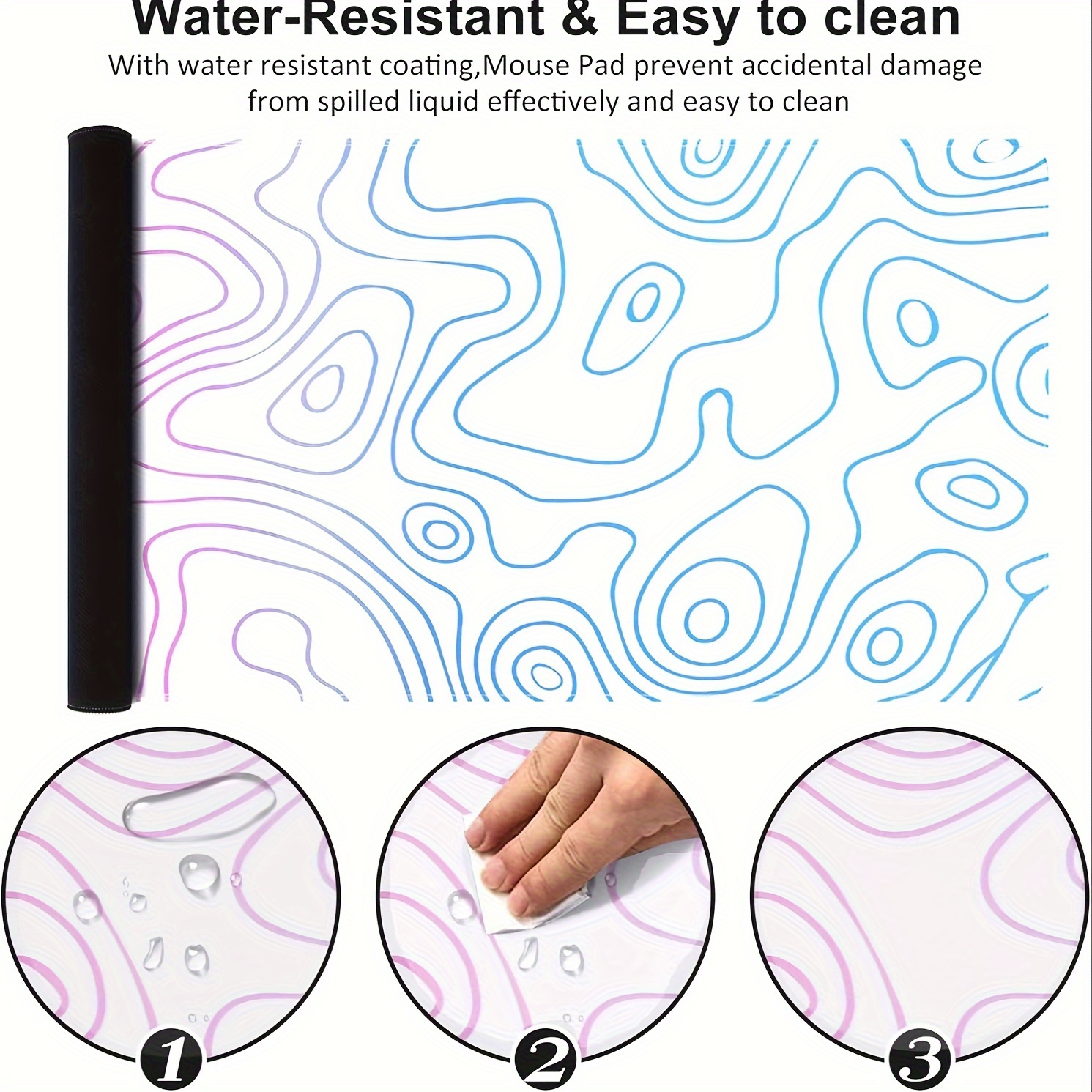 Large gaming mousepad Colorful - Gaming Keyboard Extension review and price